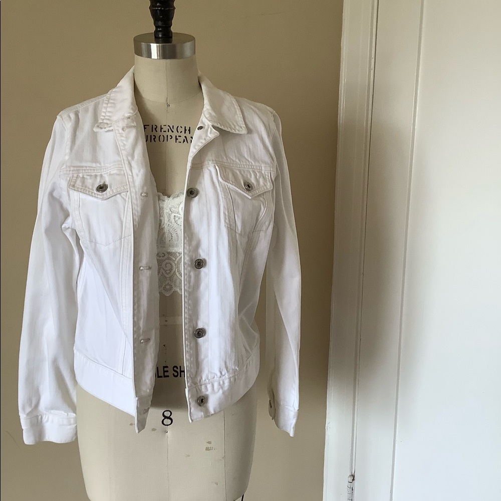 White Denim Jacket